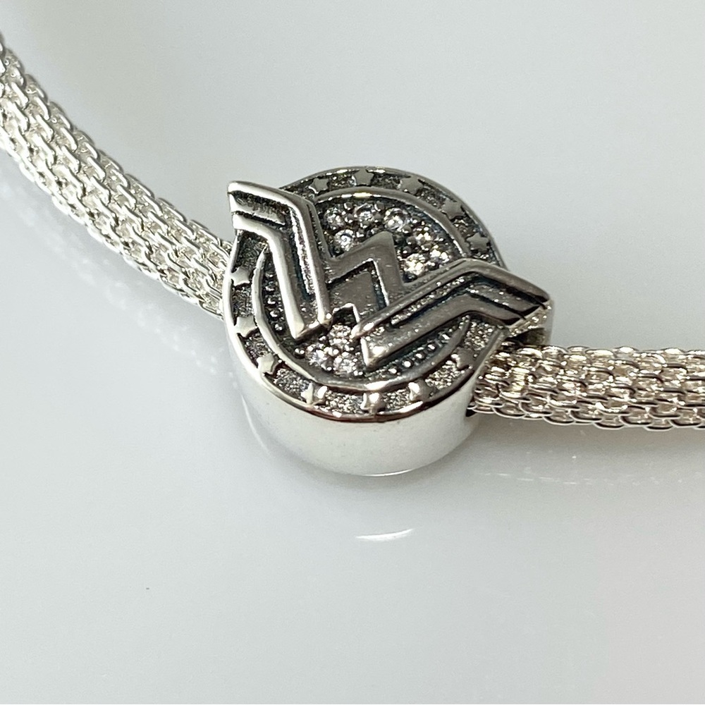 Sterling Silver DC Wonder Woman Charm